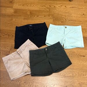 American Eagle Outfitters Women's Shorts - Black, Mint, Tan, Dark Green